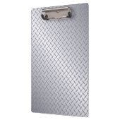 Helder stalen diamantplaat-look klembord (Links)