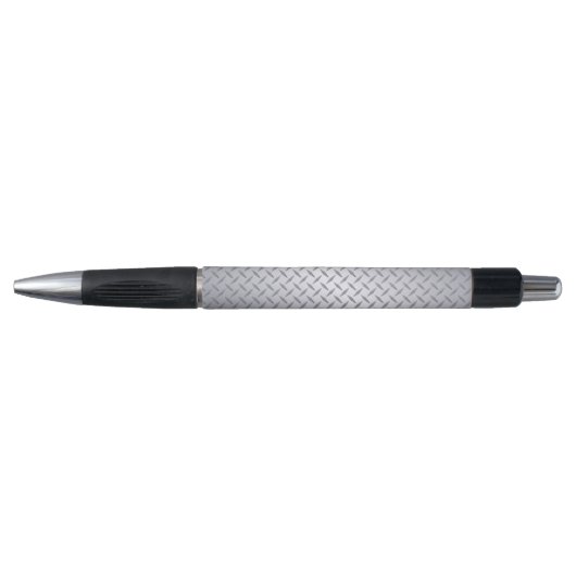 Helder stalen diamantplaat-look pen (Voorkant)
