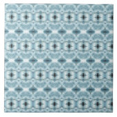 Helder Star Light Blue Geometric Design Tegeltje (Voorkant)