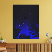 Helder sterrenbeeld Orion met Betelgeuse Canvas Afdruk (Insitu (Woonkamer))