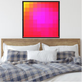 Helder, stijlvol ontwerp canvas afdruk (Insitu (Slaapkamer))