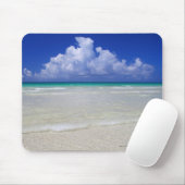 Helder strand muismat (Met muis)