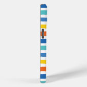 Helder strandachtig gestreept patroon Case-Mate iPhone case (Achterkant / Rechts)