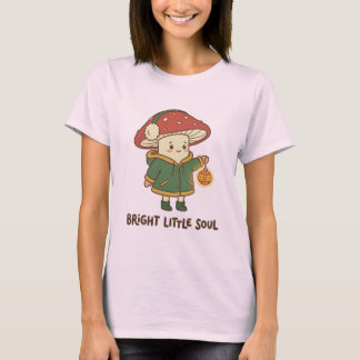 Helder T-shirt met paddestoel voor Kerstmis