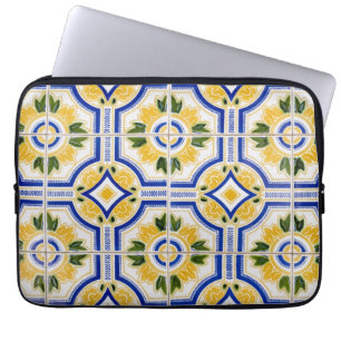 Helder tegelpatroon, Portugal Laptop Sleeve