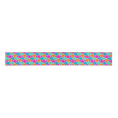 Helder traditioneel islamitisch patroon 3-inch lin grosgrain lint (Voorkant)