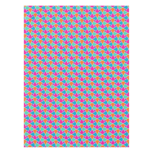 Helder traditioneel islamitisch patroonschild tafelkleed (Voorkant)