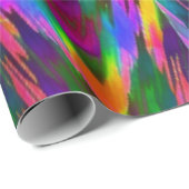 Helder tribaal chevron cadeaupapier (Rol Hoek)