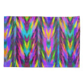 Helder tribale chevron kussensloop (Achterkant)