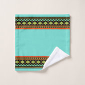 Helder tribiaal ontwerp bad handdoek (Wasdoekje)