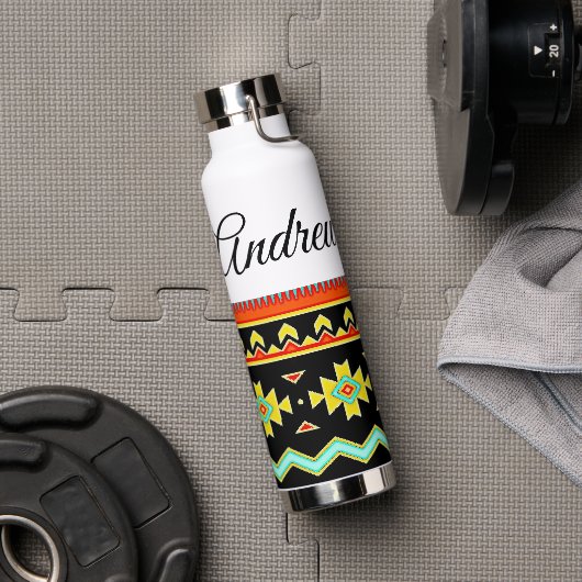 Helder tribiaal ontwerp gepersonaliseerd waterfles (Gym)