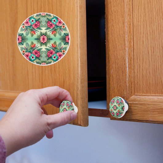 Helder Tropen Keramische Knop