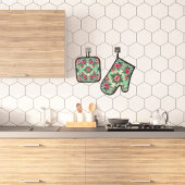 Helder Tropen Ovenwant & Pannenlap Set