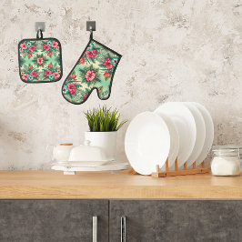 Helder Tropen Ovenwant & Pannenlap Set