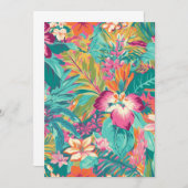 Helder tropisch botanisch kaart (Voorkant / Achterkant)