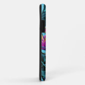 Helder Tropisch oliepatroon met Hummingbird Case-Mate iPhone Case (Achterkant/rechts)