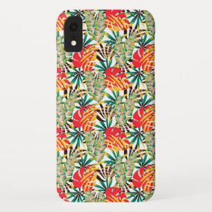 Helder tropisch patroon Case-Mate iPhone case