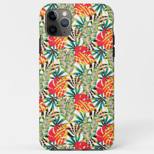 Helder tropisch patroon Case-Mate iPhone case