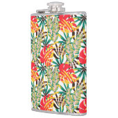 Helder tropisch patroon heupfles (Links)