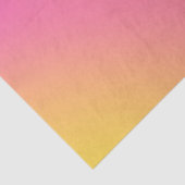 Helder tropisch roze geel chique ombre gradiënt tissuepapier (Detail)