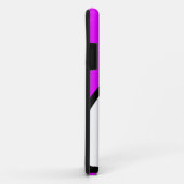 Helder Tropisch Roze Zwart Wit Moderne Curven Case-Mate iPhone Case (Achterkant/rechts)