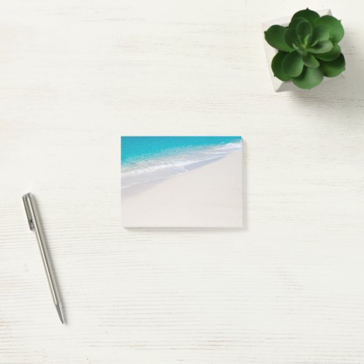 Helder tropisch strand post-it® notes (Kantoor)