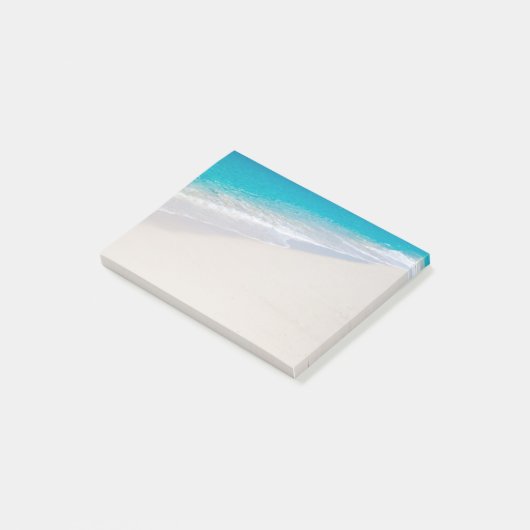 Helder tropisch strand post-it® notes (Schuin)