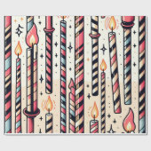 Helder Verjaardag Kaars Verpakking Papier – 30x15 (Vlak)