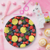 Helder & vet fruitpapier papieren bordje (Feest)