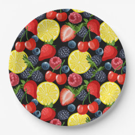 Helder & vet fruitpapier papieren bordje