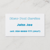 helder visitekaartje (Achterkant)