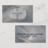 Helder Visitekaartje van kwallen (Voorkant / Achterkant)