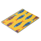 Helder vissen naadloos patroon. Schoenen hand Notitieboek (Linkerzijde)