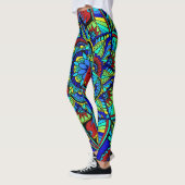 Helder volledig Mandalontwerp Leggings (Links)