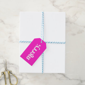 Helder vrolijk cadeaukaartje cadeaulabel