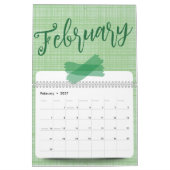 Helder, vrolijk en aanbiddelijk ontwerp kalender (Feb 2027)