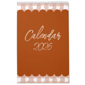 Helder, vrolijk en schattig ontwerp kalender (Hoes)
