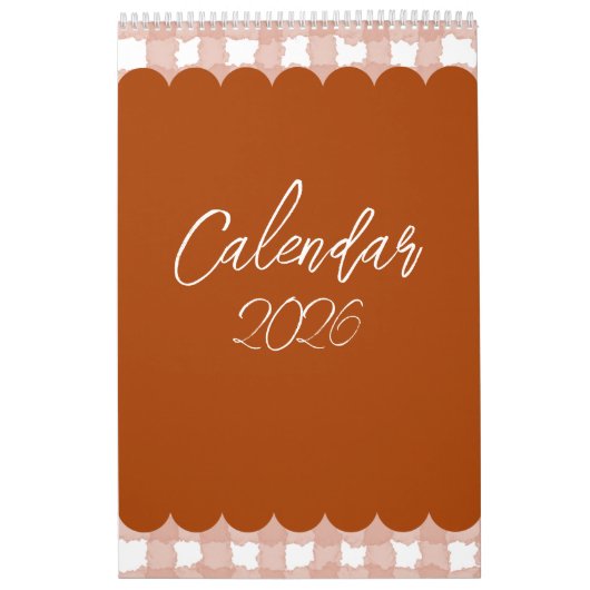 Helder, vrolijk en schattig ontwerp kalender (Hoes)