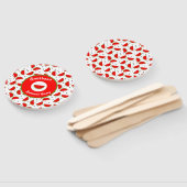 Helder Vrolijke Watermeloenen Zomerfeest Handwaaier (Niet-gemonteerd)