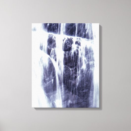 Helder water | Langdurige blootstelling Canvas Afdruk (Voorkant)