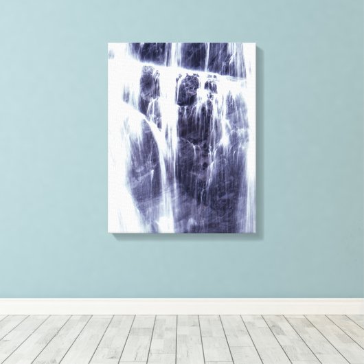 Helder water | Langdurige blootstelling Canvas Afdruk (Insitu (Houten vloer))