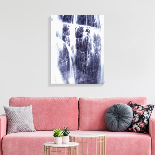 Helder water | Langdurige blootstelling Canvas Afdruk (Insitu (Woonkamer))