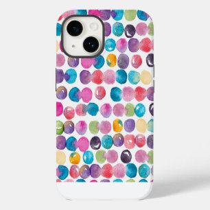 Helder waterverf iPhone hoesje – Artistieke abstra iPhone 14 Hoesje