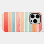 Helder Waterverf Kleurrijk Streeppatroon Case-Mate iPhone Case (Achterkant (horizontaal))