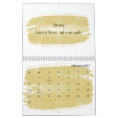 Helder Watervorkpenseel Citaat Kalender 2026 (Feb 2027)