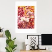 Helder Zomer Boterbloemen Poster (Thuiskantoor)