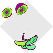 Helder Zomer Fruit Papieren Wenskaart