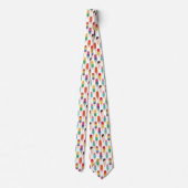 Helder Zomer Popsicle Patroon Stropdas (Achterkant)