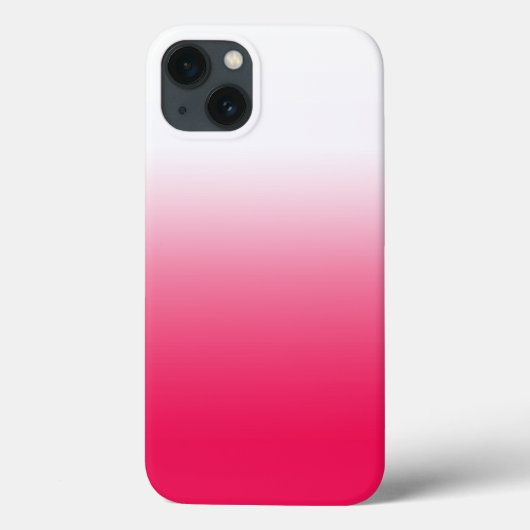 Helder zomerovergang van rood en wit verloop Case-Mate iPhone case (Achterkant)