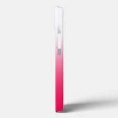 Helder zomerovergangsverloop van rood en wit Case-Mate iPhone case (Achterkant / Links)